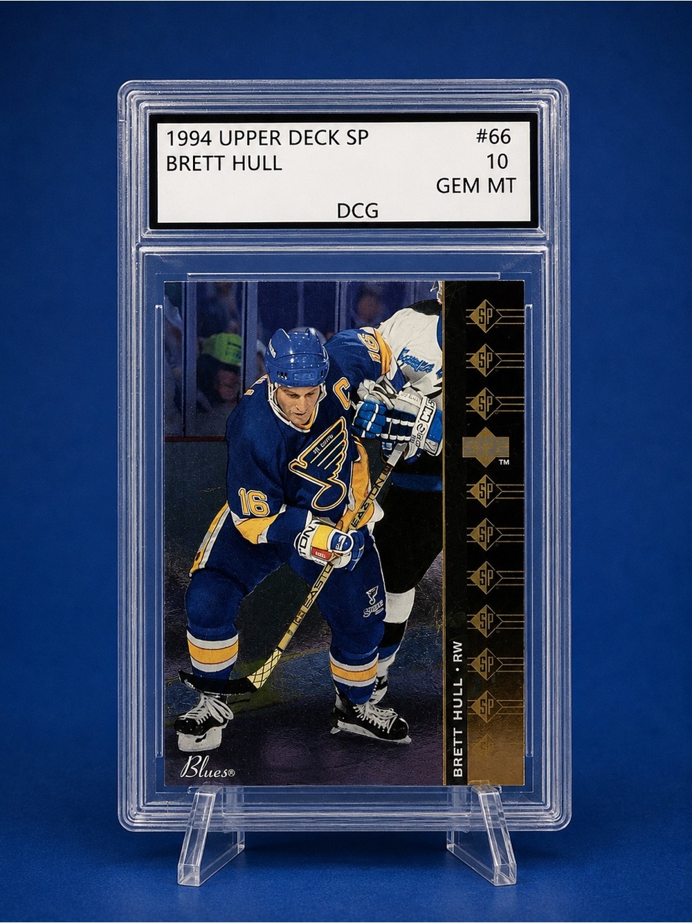 1994 Upper Deck SP Brett Hull Collectible Card - Blue